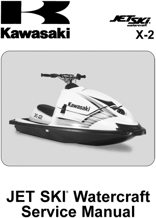 Product picture 2006 - 2008 Kawasaki X2-800 JF800A6F Service Manual Download