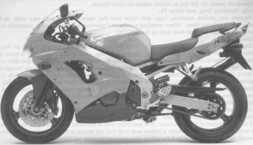 Product picture 1998 1999 Kawasaki ZX9R Motorcycle Service & Repair Manual