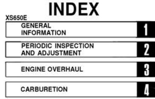 Product picture Yamaha Xs 650 Service & Workshop Repair Manual Download