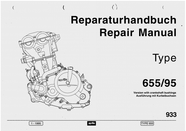 Product picture Aprilia Rotax 655 1995 - Service Repair Manual 933 Download