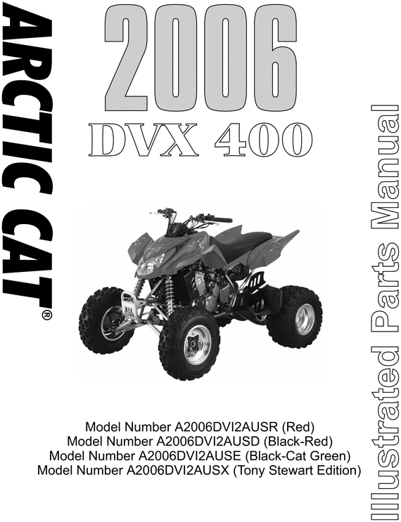 Product picture 2006 Arctic Cat AC 400 DVX400 Service Repair Manual