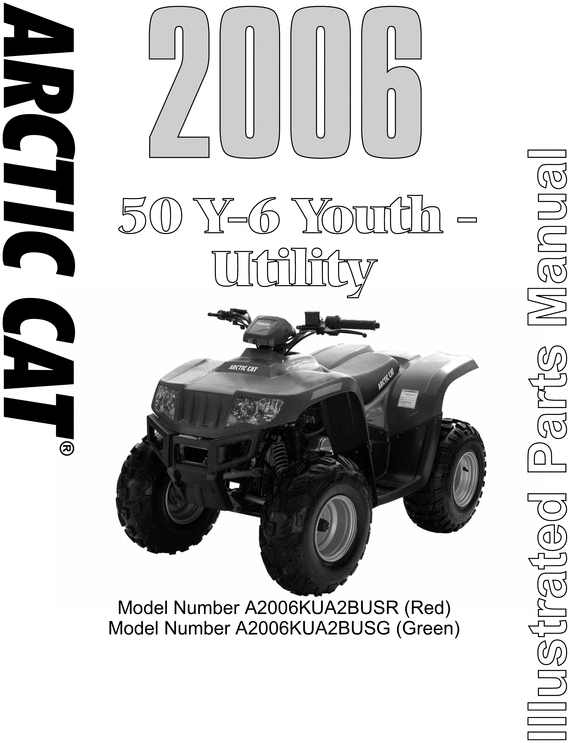 Product picture 2006 Arctic Cat AC 50 Utility Service Repair Manual Download
