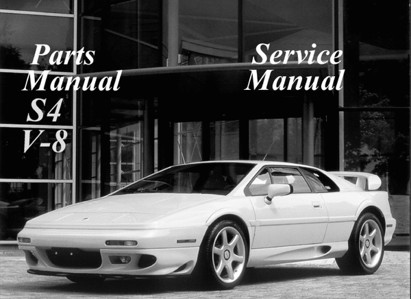 Product picture Lotus Esprit S4 V8 Service &Repair Parts Manual Download