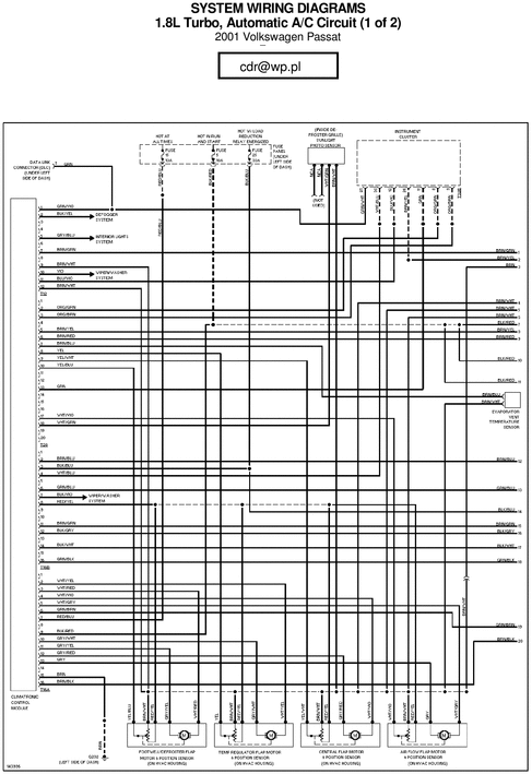 Product picture 2001 Volkswagen Passat Wiring Diagram Service Manual