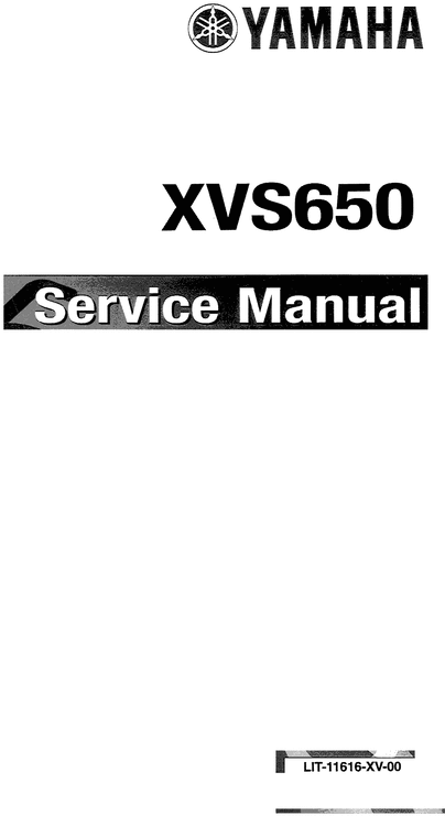 Product picture 1997 - 2004 Yamaha Xvs 650 Dragstar Service & Repair Manual