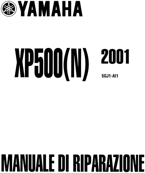 Product picture 2001 Yamaha T Max XP500(N) Motorcycle Repair &service Manual